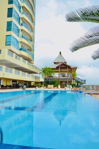 Exclusive 3 Bdr, Gym & Pool, Seaview, Luxury Tower Apartment Santo Domingo Luaran gambar